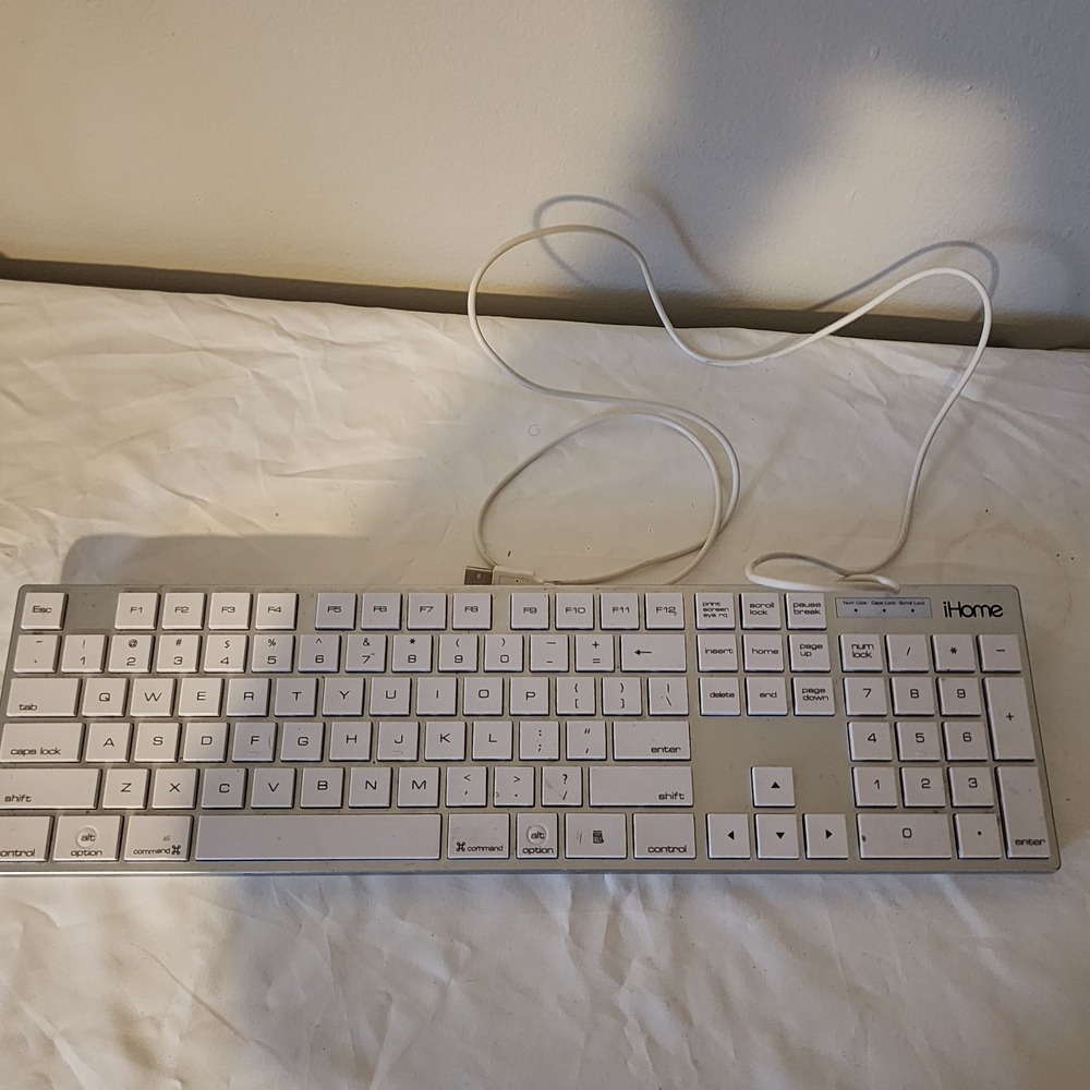 iHome IMAC-K121S Full Size Mac Keyboard USB